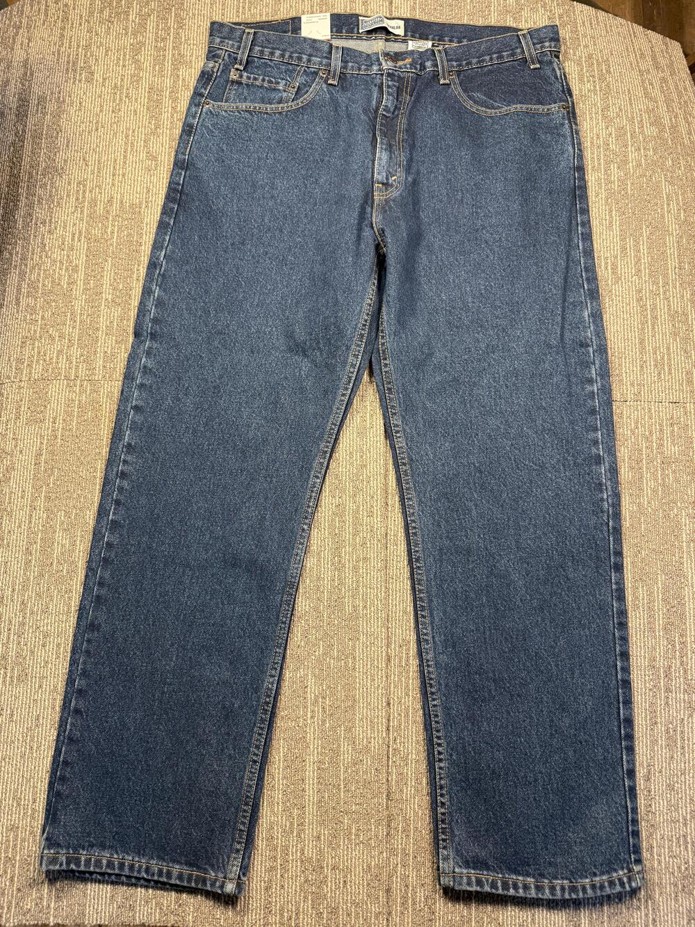 Signature By Levi Strauss Jeans Mens 38x30 Blue Regular Straight Denim Pants